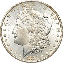 1881-CC PCGS MS-65.