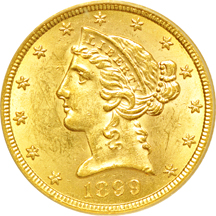 1899-S PCGS MS-62.