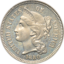 1880 PCGS PF-65.