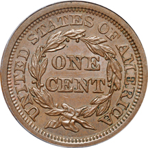 1854 PCGS MS-64BN.