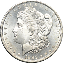 1882-CC GSA NGC MS-65.