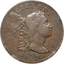 1796 (S-81) PCGS XF-40.