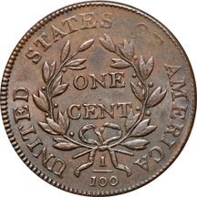 1801 Normal Reverse (S-216, B-6, R.1). PCGS AU-58.