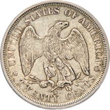 1875-S PCGS XF-45.