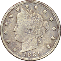 1884, 1886, and 1912-S with F/VF details.