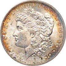 Three richly toned 1904-O NGC MS-64.