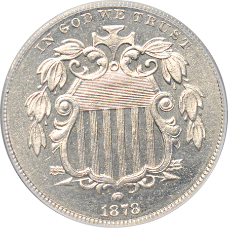 1878 PCGS PF-64 (ogh).