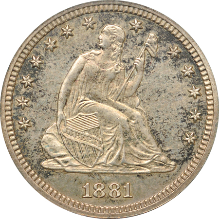 1881 ANACS PF-65.