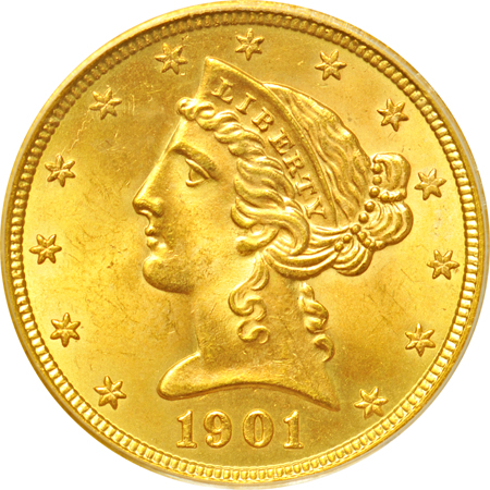 1901-S PCGS MS-65 CAC.