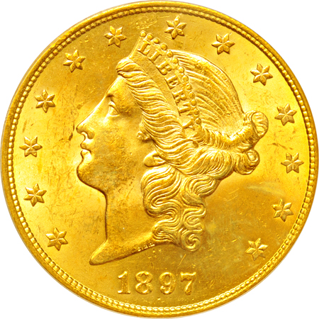 1897-S PCGS MS-62.