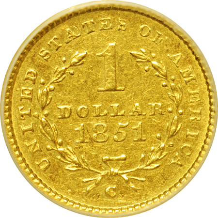 1851-C ANACS AU-53.