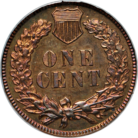 1908 PCGS PF-64 RB.