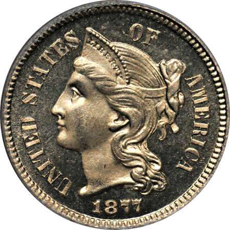 1877 PCGS PF-66CAM CAC.