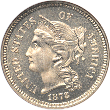 1878 NGC PF-66 Cameo CAC.