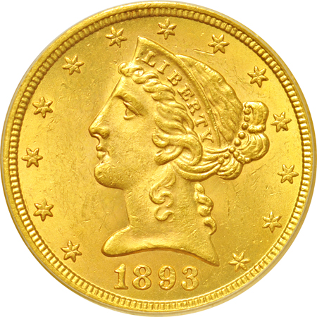 1893-S PCGS MS-63.