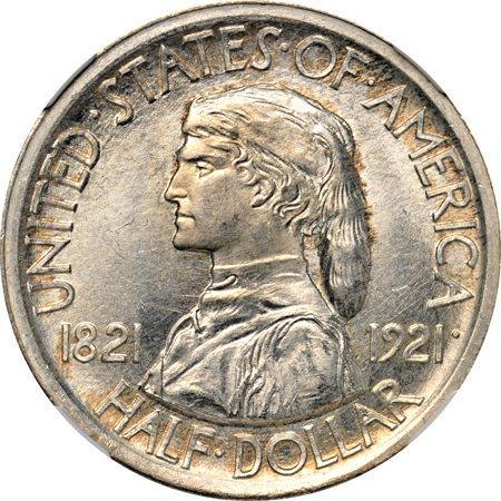 1921 Missouri. NGC MS-66.