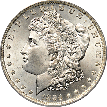 1884-O PCGS MS-66.