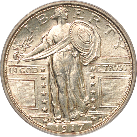 1917-S Type 1. PCGS MS-65FH.