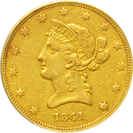 1841-O PCGS XF-40.