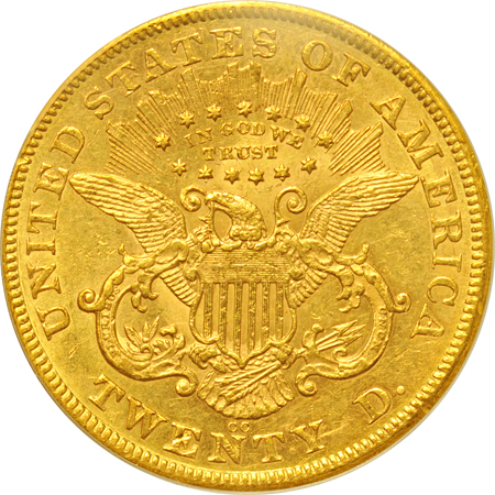 1876-CC PCGS AU-58.