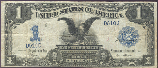 1899 $1.00.  Date Right. F.