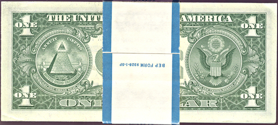 Pack of 1957-B $1.00.  CHCU.