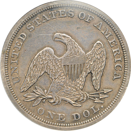 1847 ANACS AU-50.