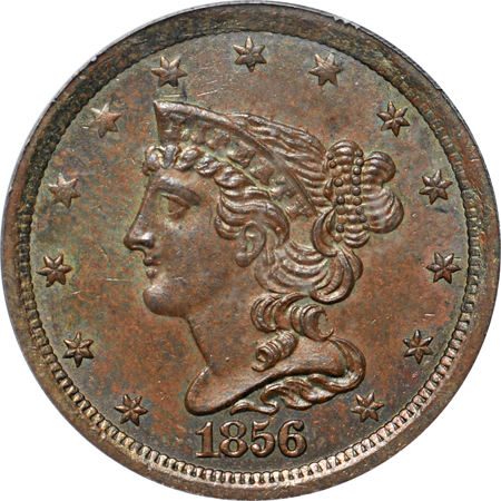 1856 (C-1, R.1) PCGS MS-63BN.