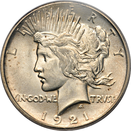 1921 PCGS MS-63.