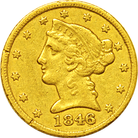 1846-C VF details/rim cuts.