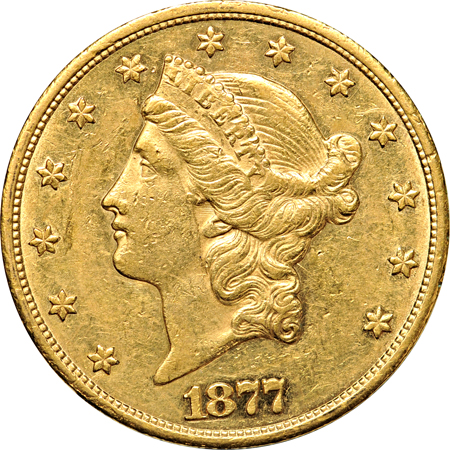 1877-CC XF details/surface and rim damage and 1890-CC AU details/polished.