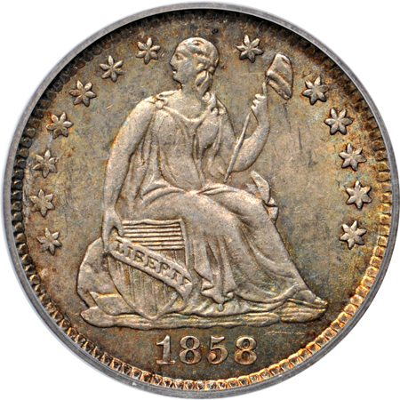 1858 PCGS MS-64 CAC.