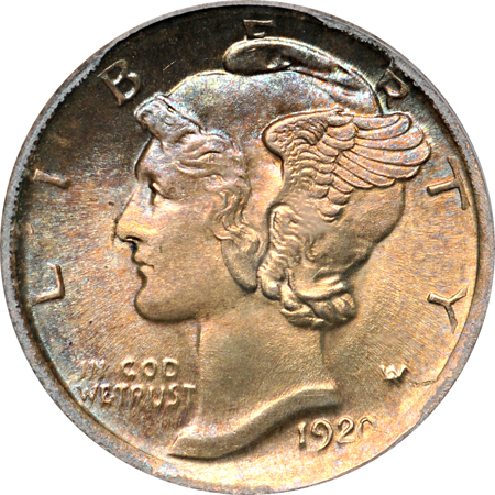 1920 PCGS MS-66FB CAC.