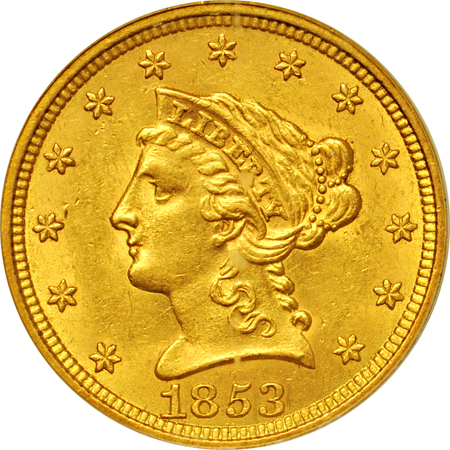 1853 PCGS MS-62.