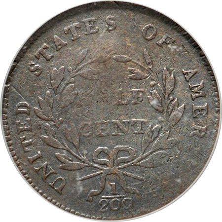 1797 1 Above 1 struck on TAL Token. ICG F-15.