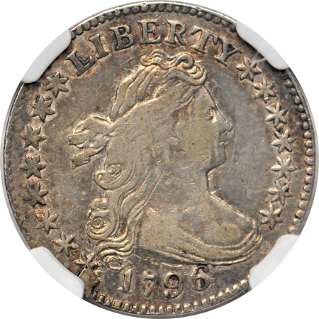 1796 (JR-1, R.3) NGC XF-45 CAC.