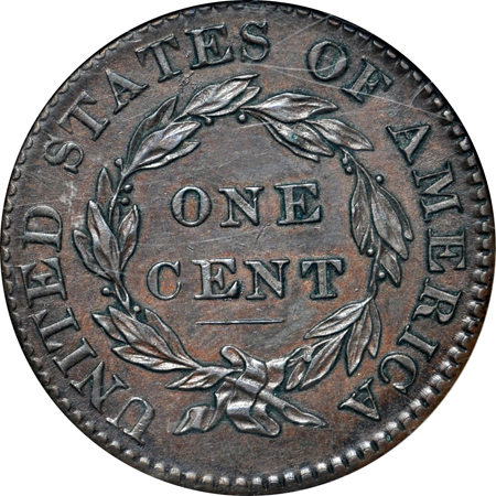 1825 (N-6, R.2) NGC MS-62 BN.