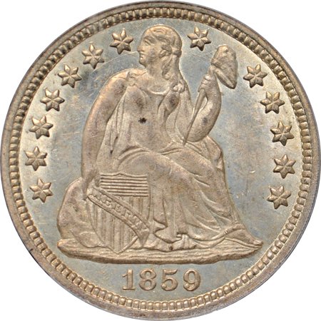 1859 PCGS MS-64 CAC.