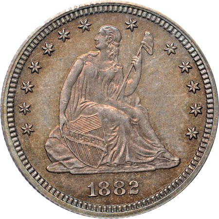 1882 PCGS PF-64.