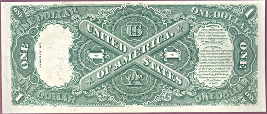 1917 $1.00.  CHCU.