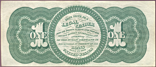 1862 $1.00.  AU.