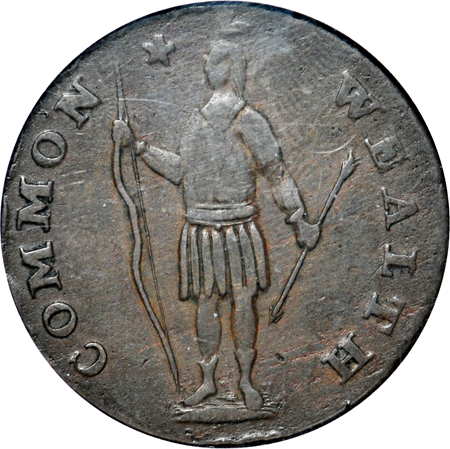 1788 Massachusetts Cent, Period After MASSACHUSETTS. NGC XF-40 BN.