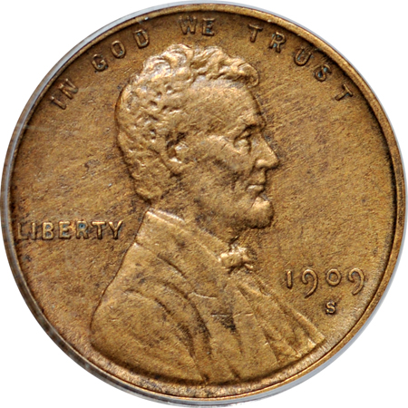 1909-S VDB. PCGS Genuine.