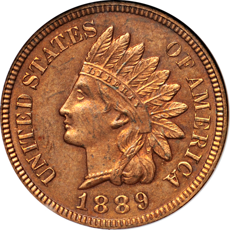 1889 and 1892 proof Indian-head cents, NGC "details only" problem holders.