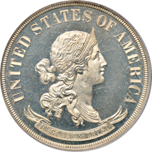 1869 fifty-cent (J-748). PCGS PF-65CAM.