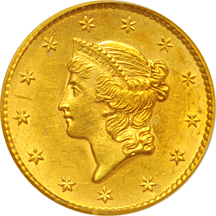 1852 PCGS MS-62.