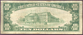 1929 $10.00. Coulterville, IL Charter# 12000 Ty. 1. F.