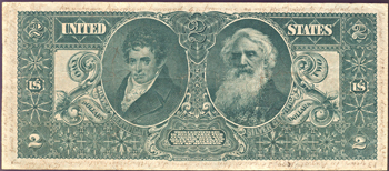 1896 $2.00.  VF.