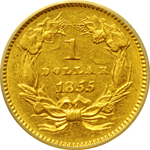 1855 ANACS AU-53.