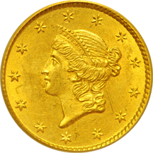 1853 PCGS MS-62.